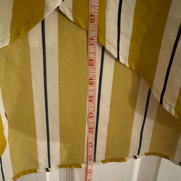 Striped Yellow and White Dress - Picture 8 of 9